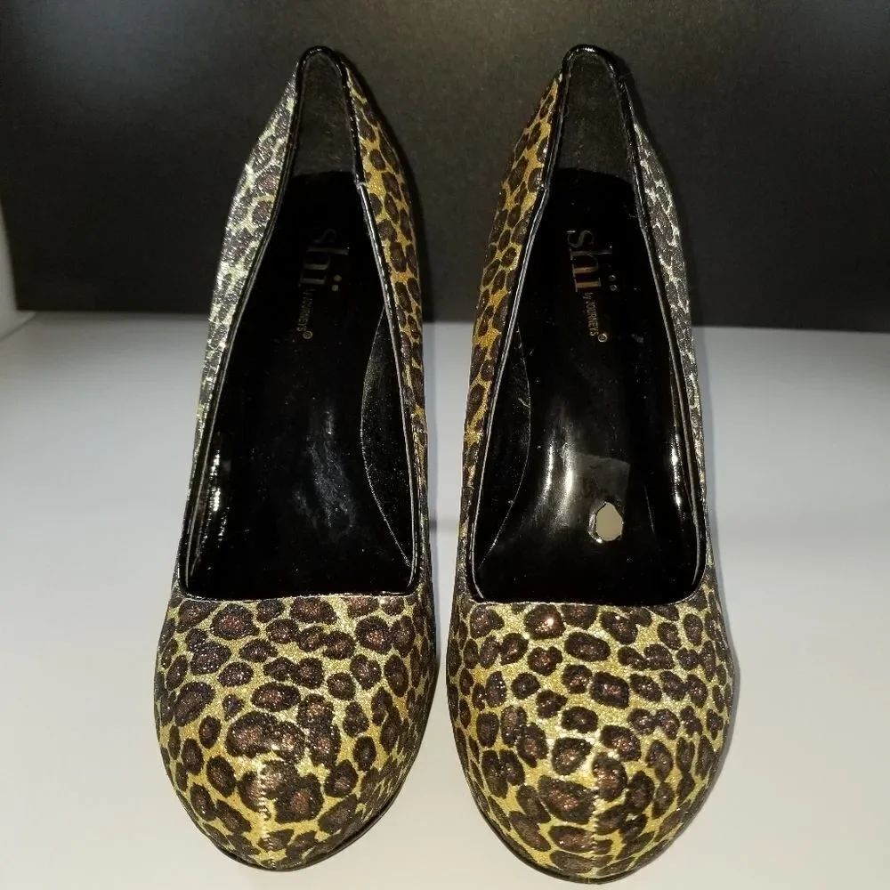 WOMEN"S ANIMAL PRINT STILETTOS PUMP SHOES - Picture 2 of 15